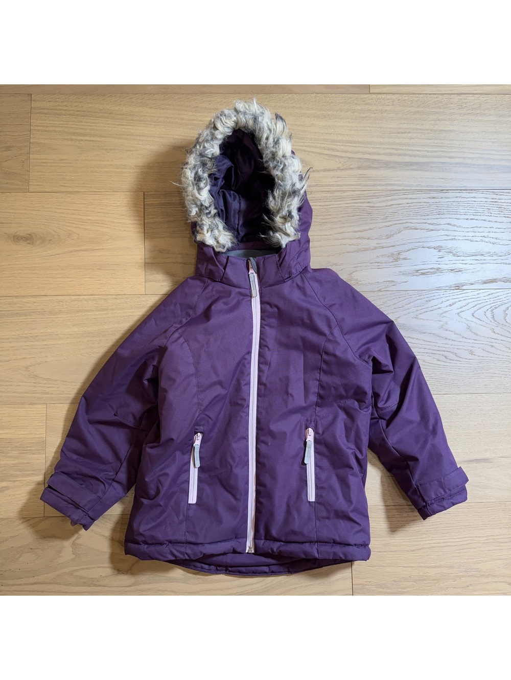 H&M Kids' Purple Puffer Jacket – Size 6